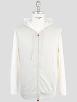 Kiton Gray Cotton Sweater Hoodie