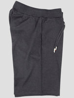 Kiton Dark Gray Cotton Jogging Pant