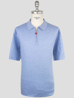 Kiton Light Blue Cotton Polo