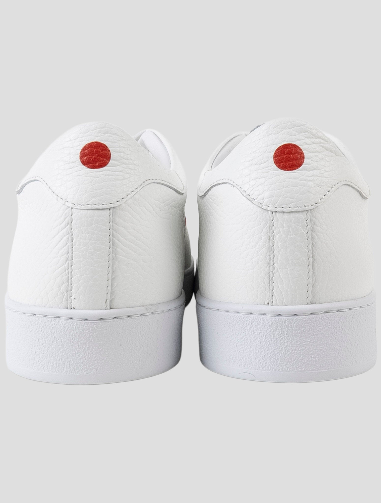 Kiton White Leather Sneakers