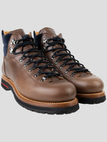 Kiton Brown Leather Boots