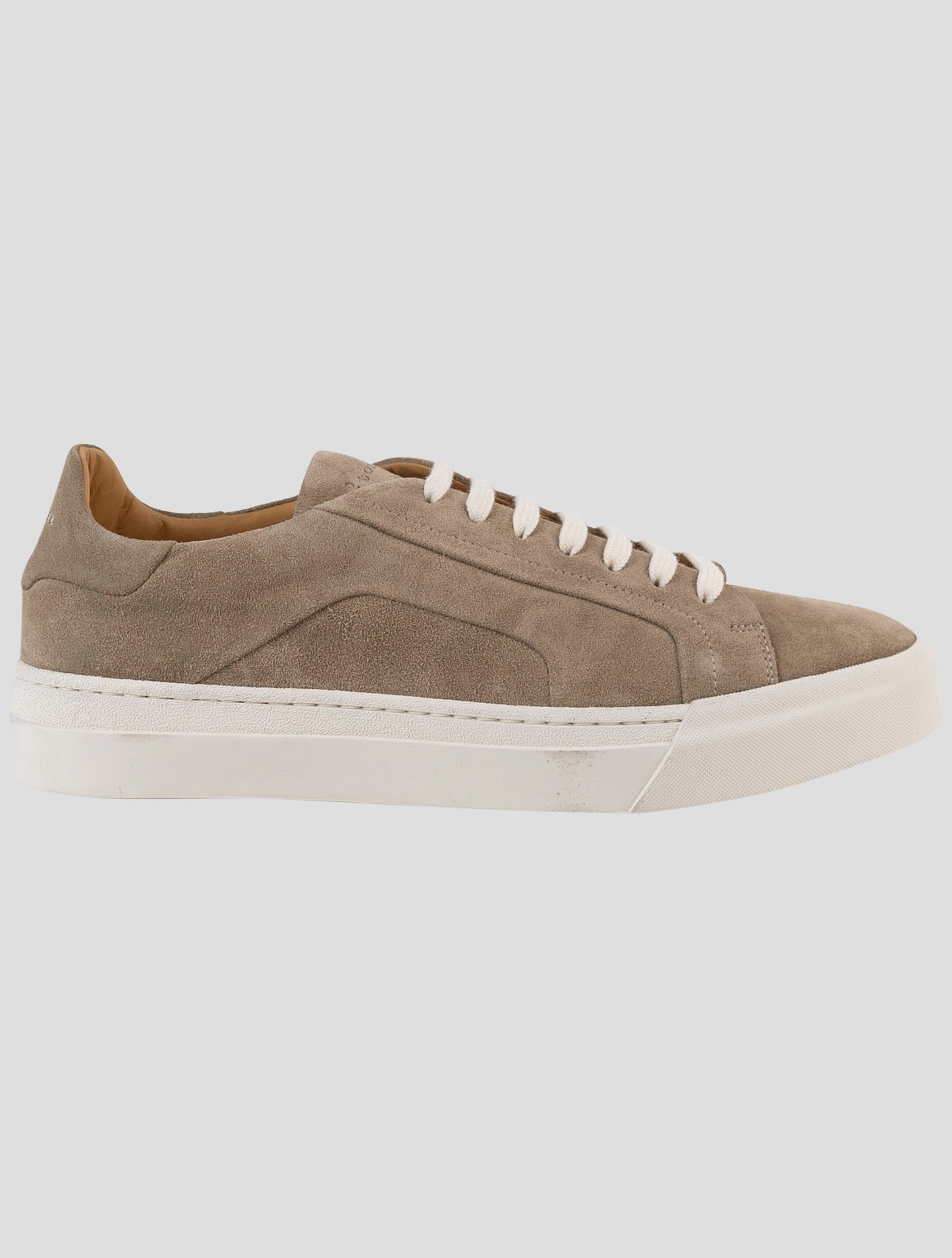 Kiton beige Leather Sneakers
