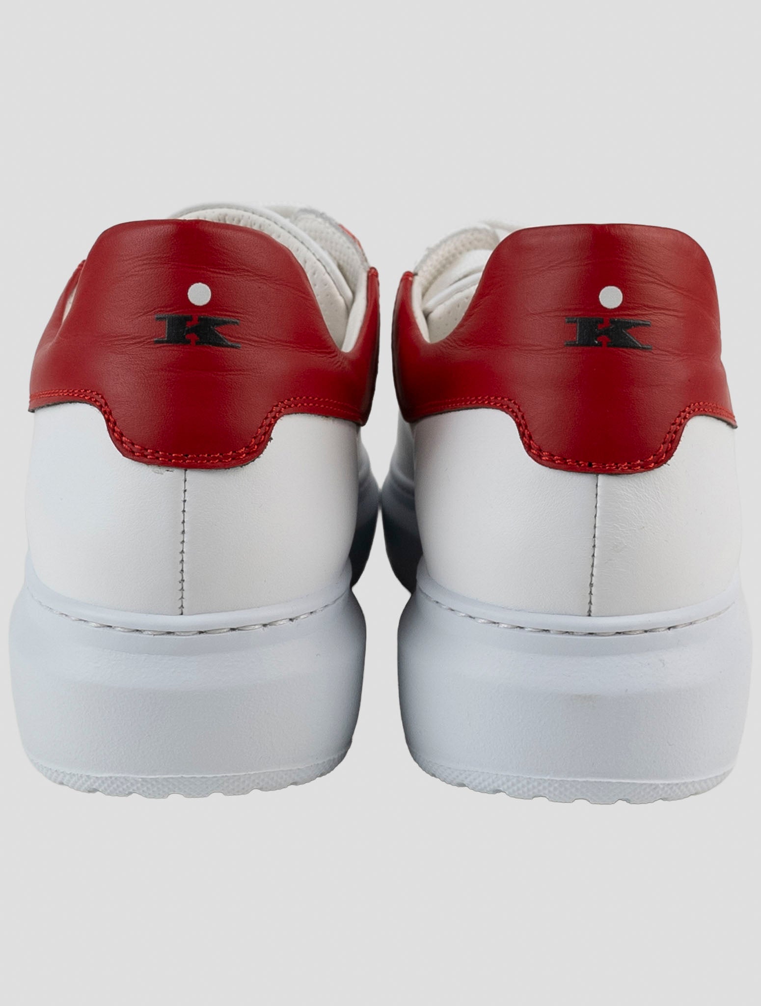 Kiton White Leather Sneakers