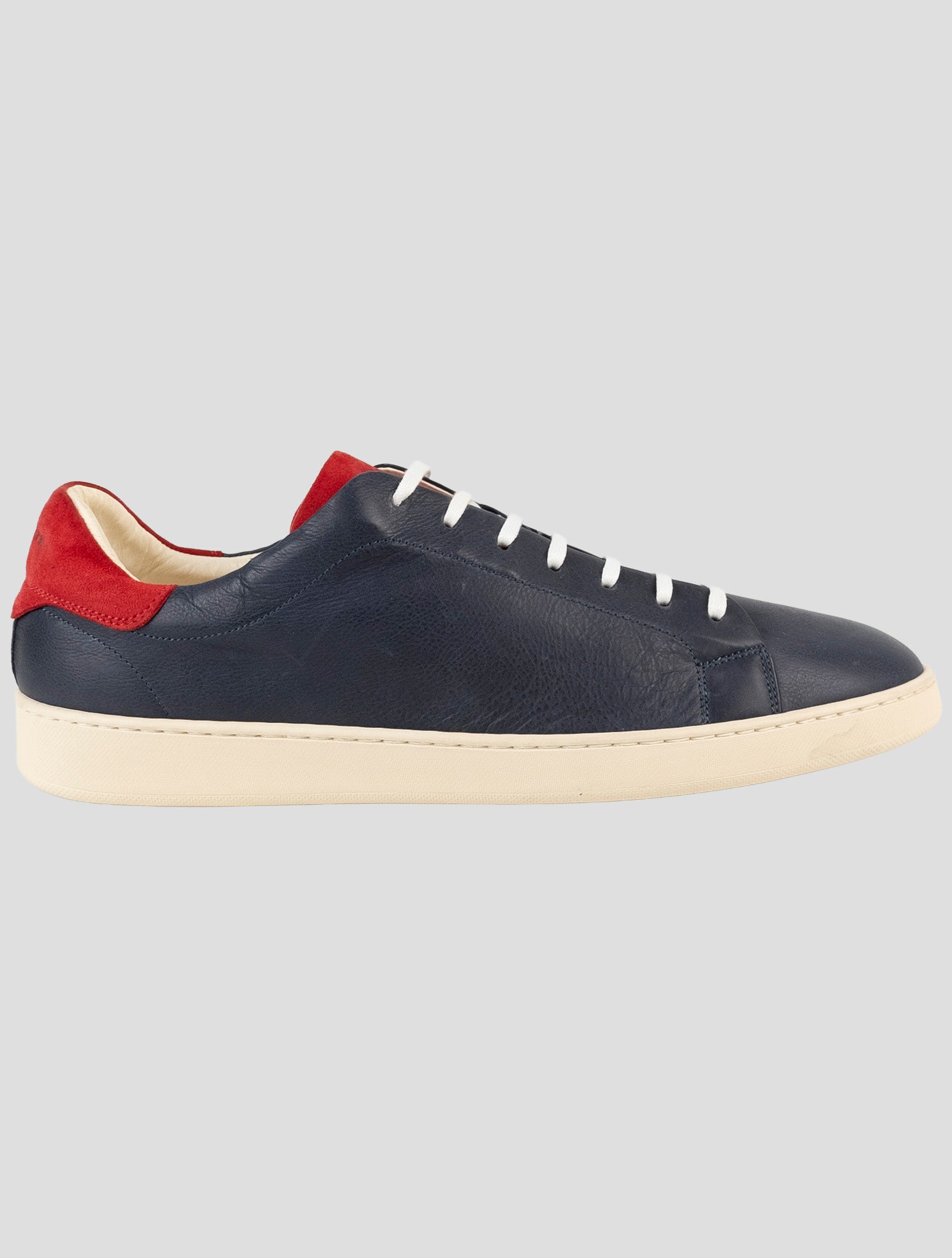 Kiton Blue Leather Sneakers