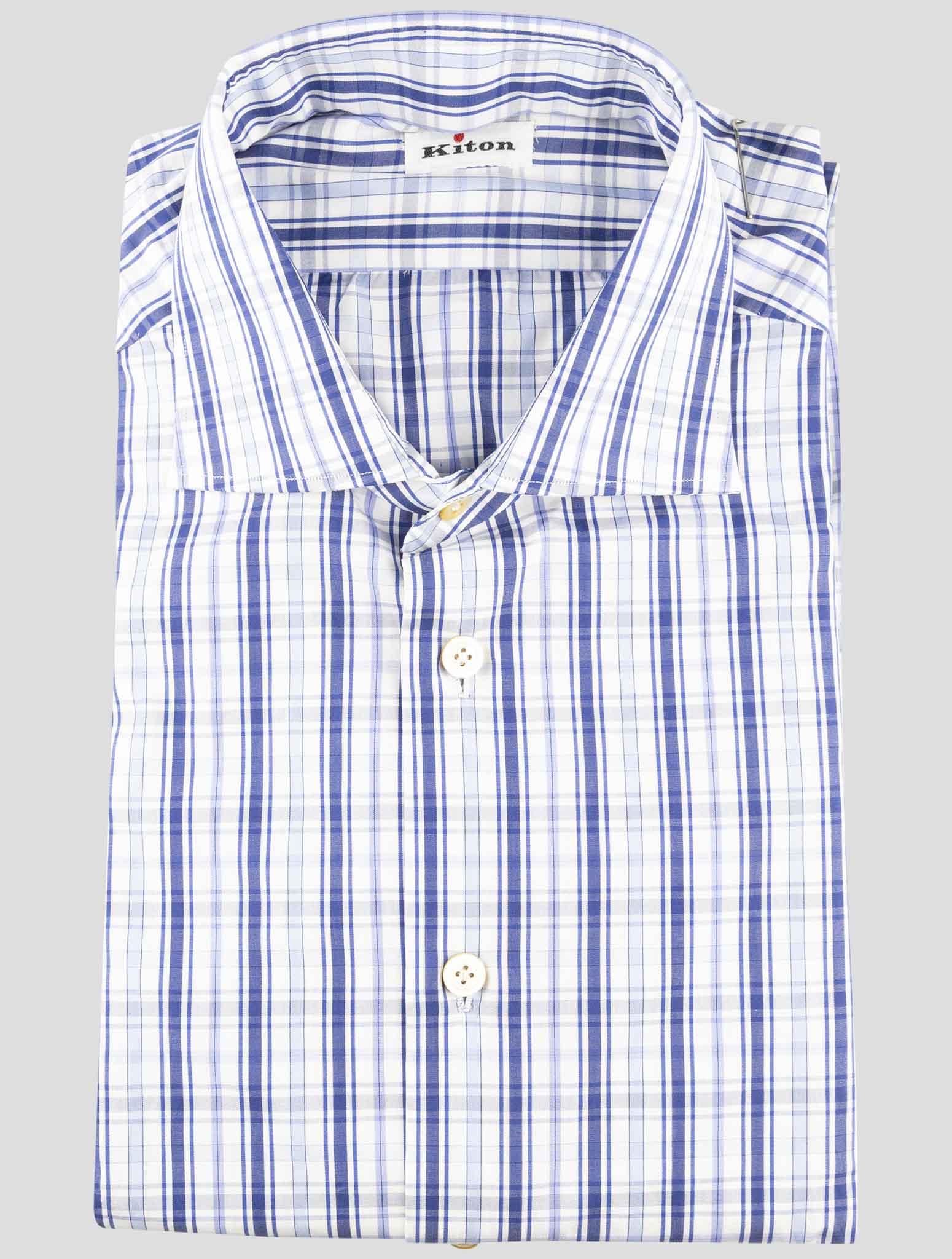 Kiton Multicolor Cotton Shirt
