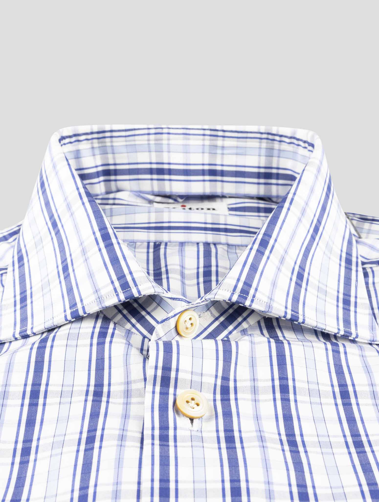 Kiton Multicolor Cotton Shirt