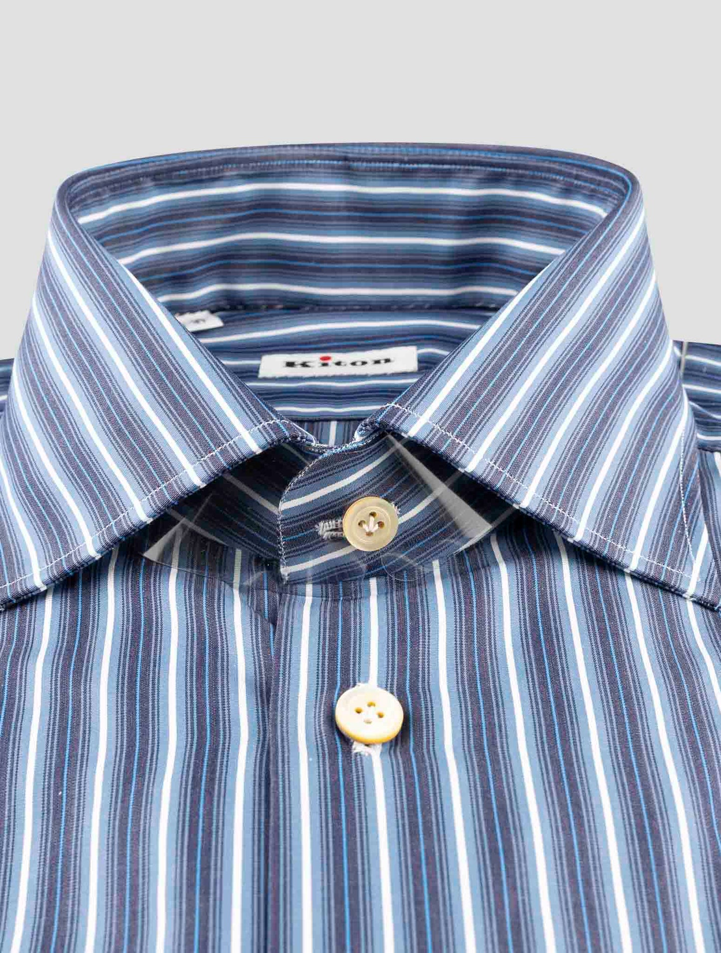 Kiton Multicolor Cotton Shirt