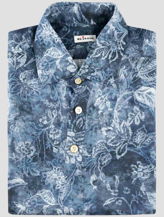 Kiton White Cotton Polo