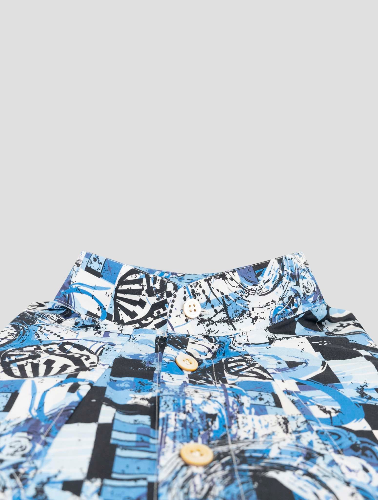 Kiton Multicolor Cotton Shirt