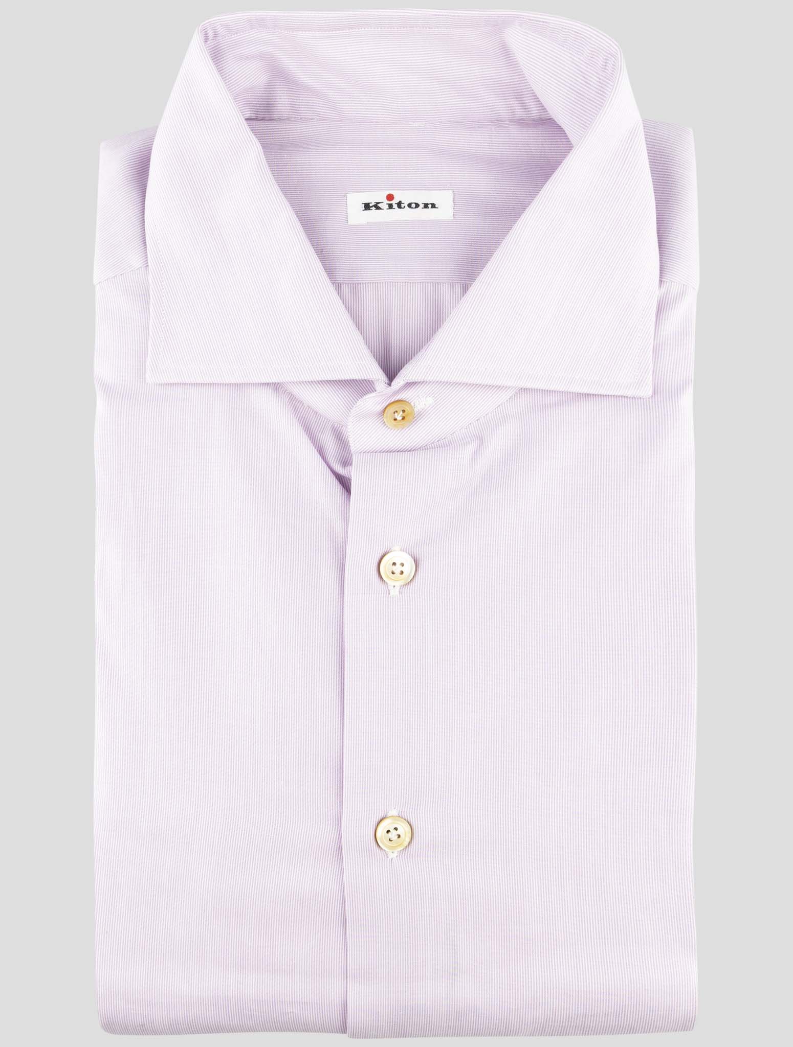 Kiton White Cotton Shirt