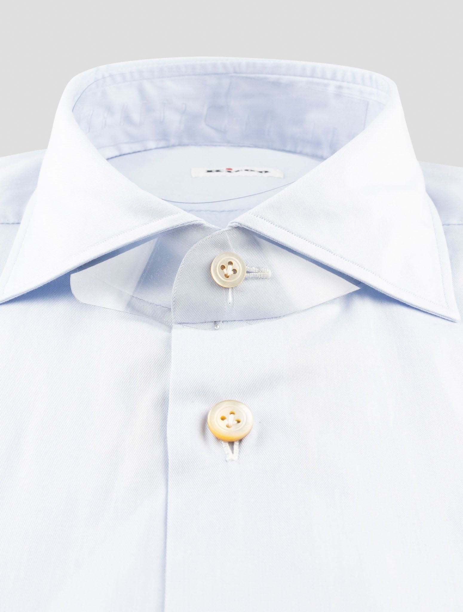 Kiton Light Blue Cotton Shirt
