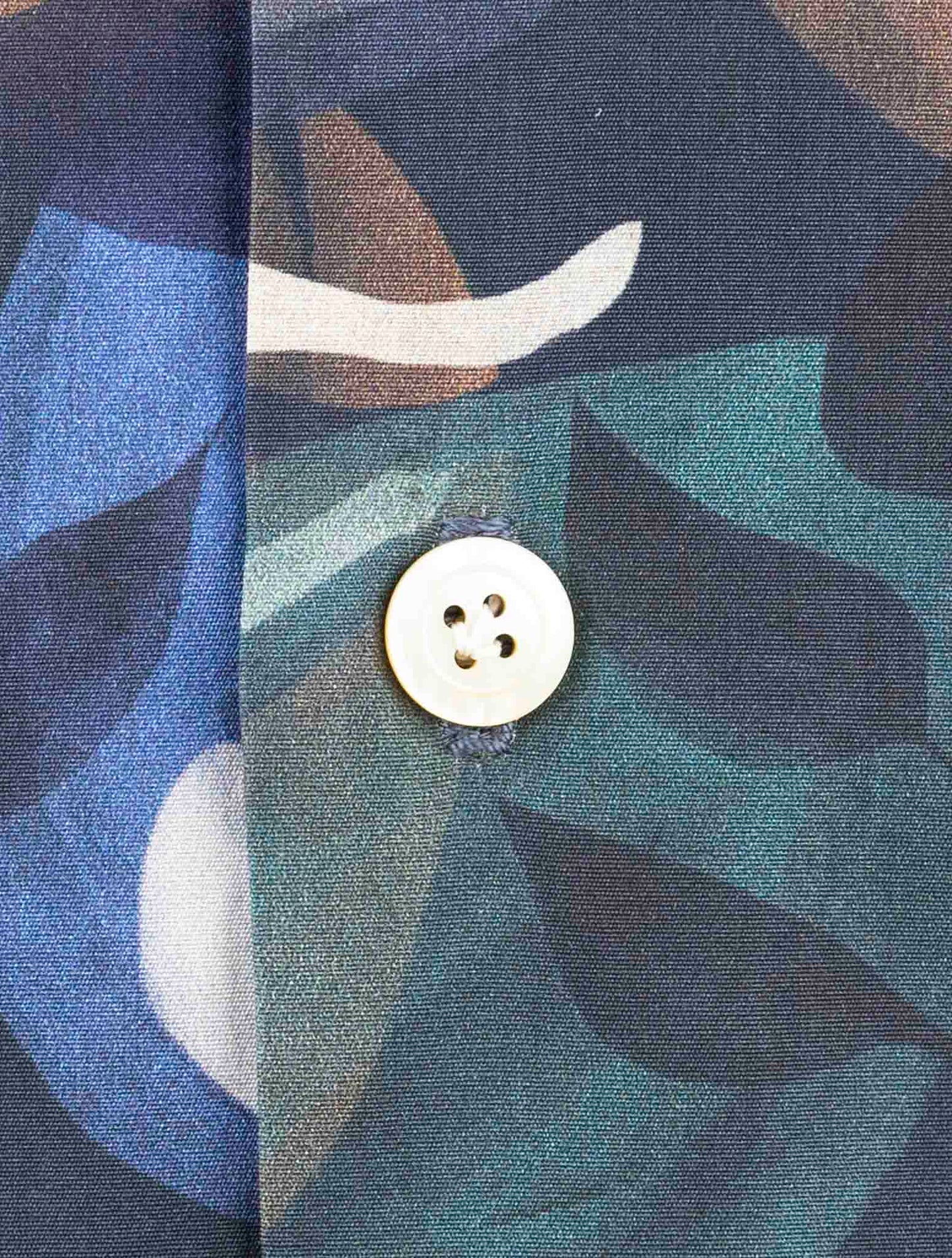 Kiton Multicolor Cotton Shirt