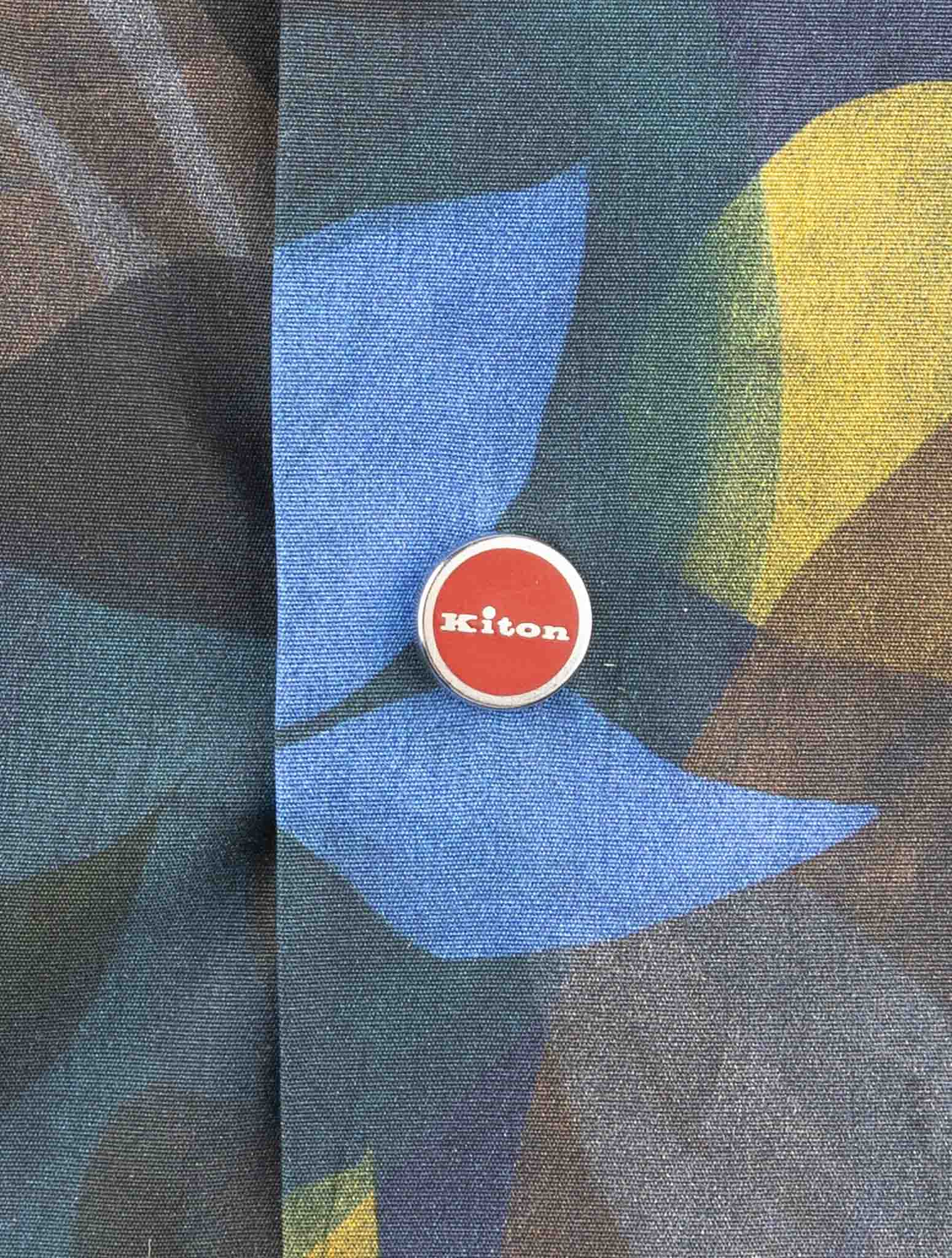 Kiton Multicolor Cotton Shirt