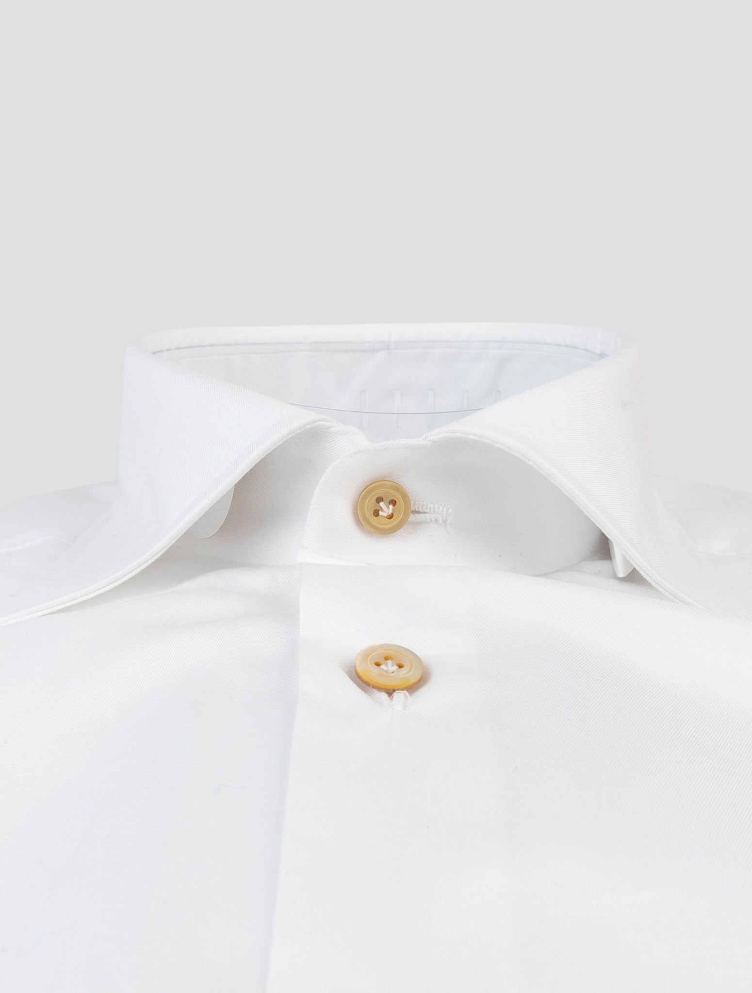 Kiton White Cotton Shirt