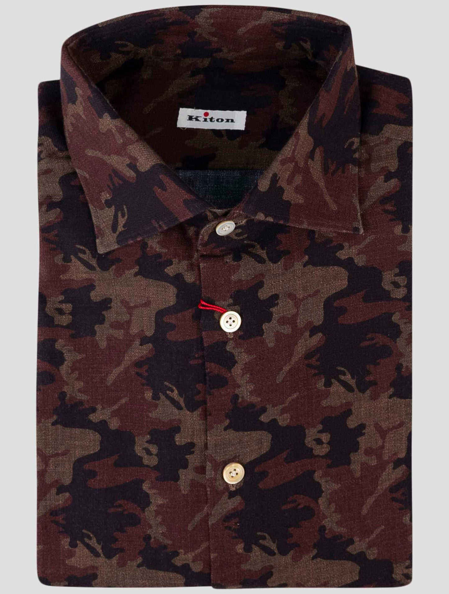 Kiton Multicolor Cotton Shirt