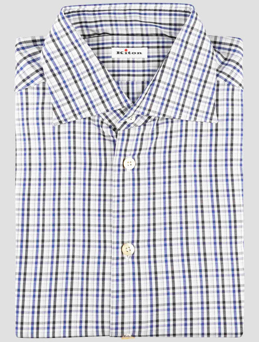 Kiton Multicolor Cotton Shirt