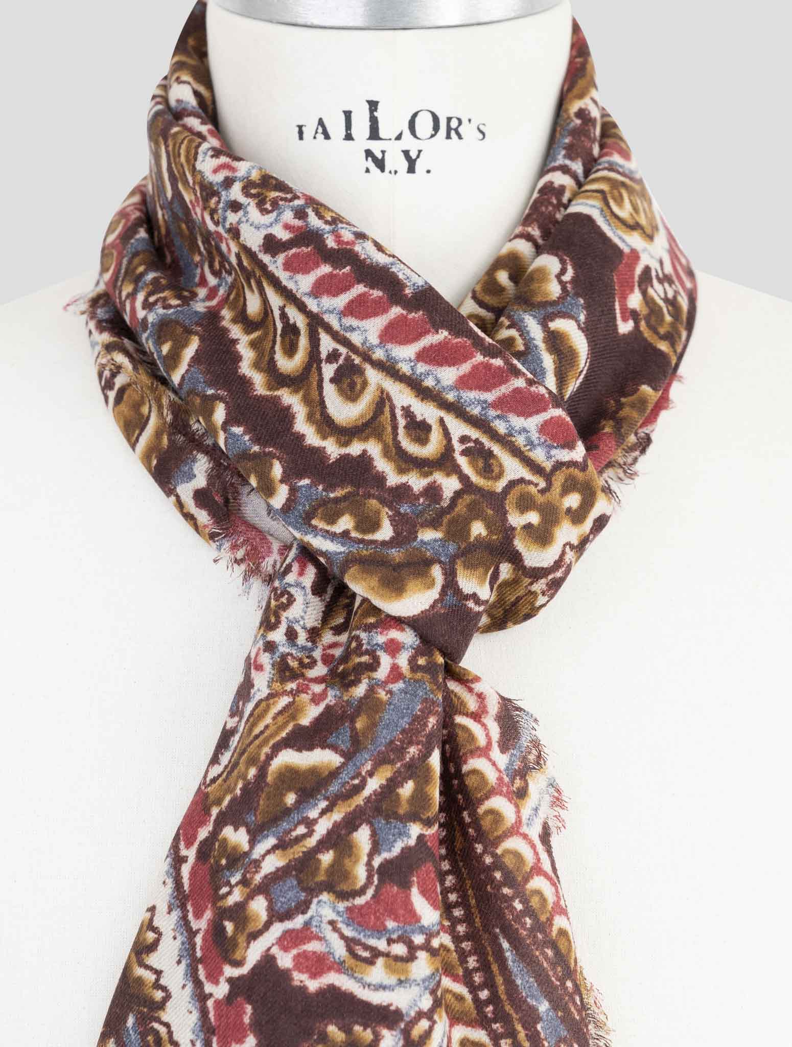 Kiton Multicolor Cashmere Scarf