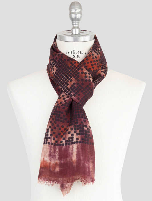 Kiton Multicolor Cashmere Scarf