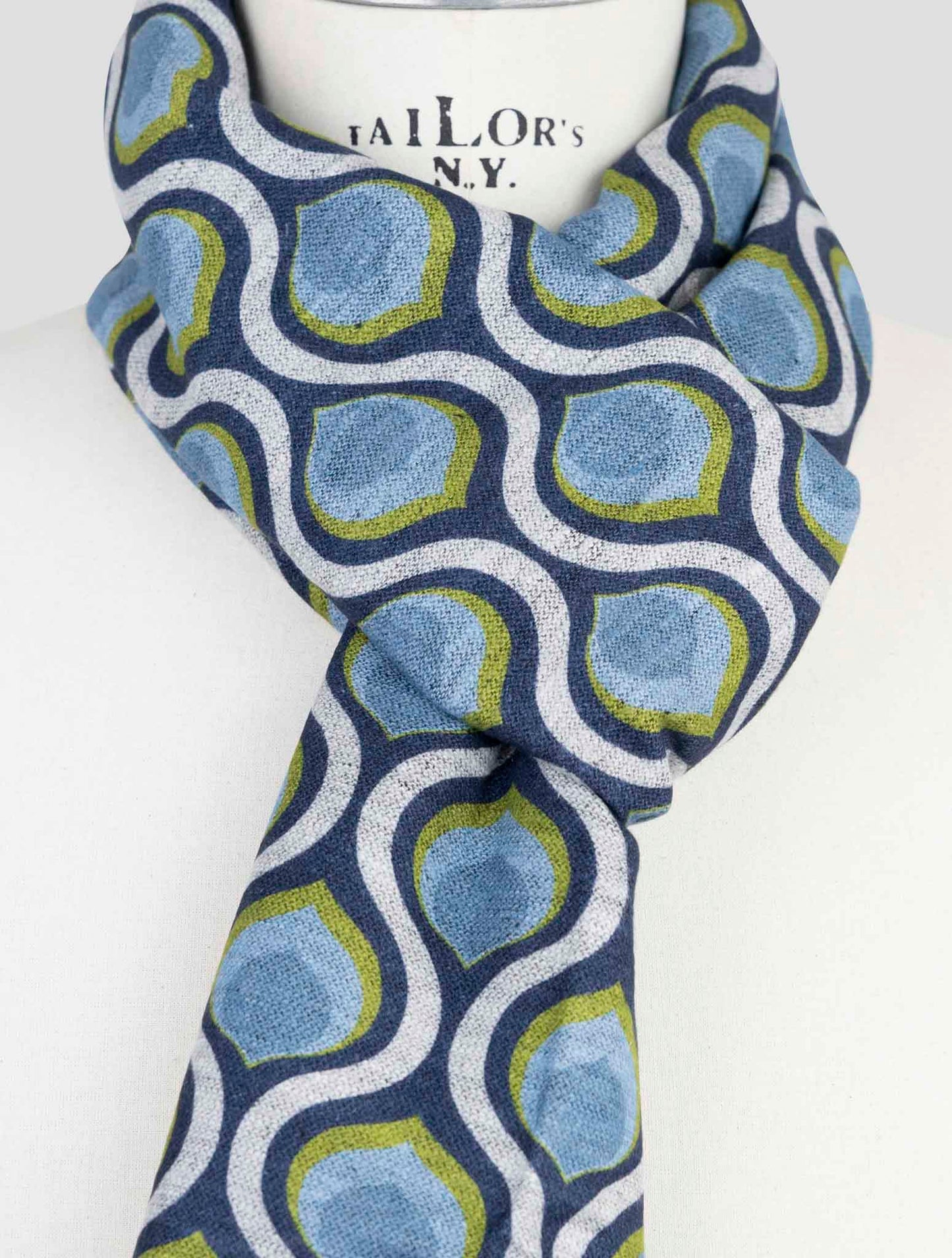 Kiton Multicolor Silk Scarf