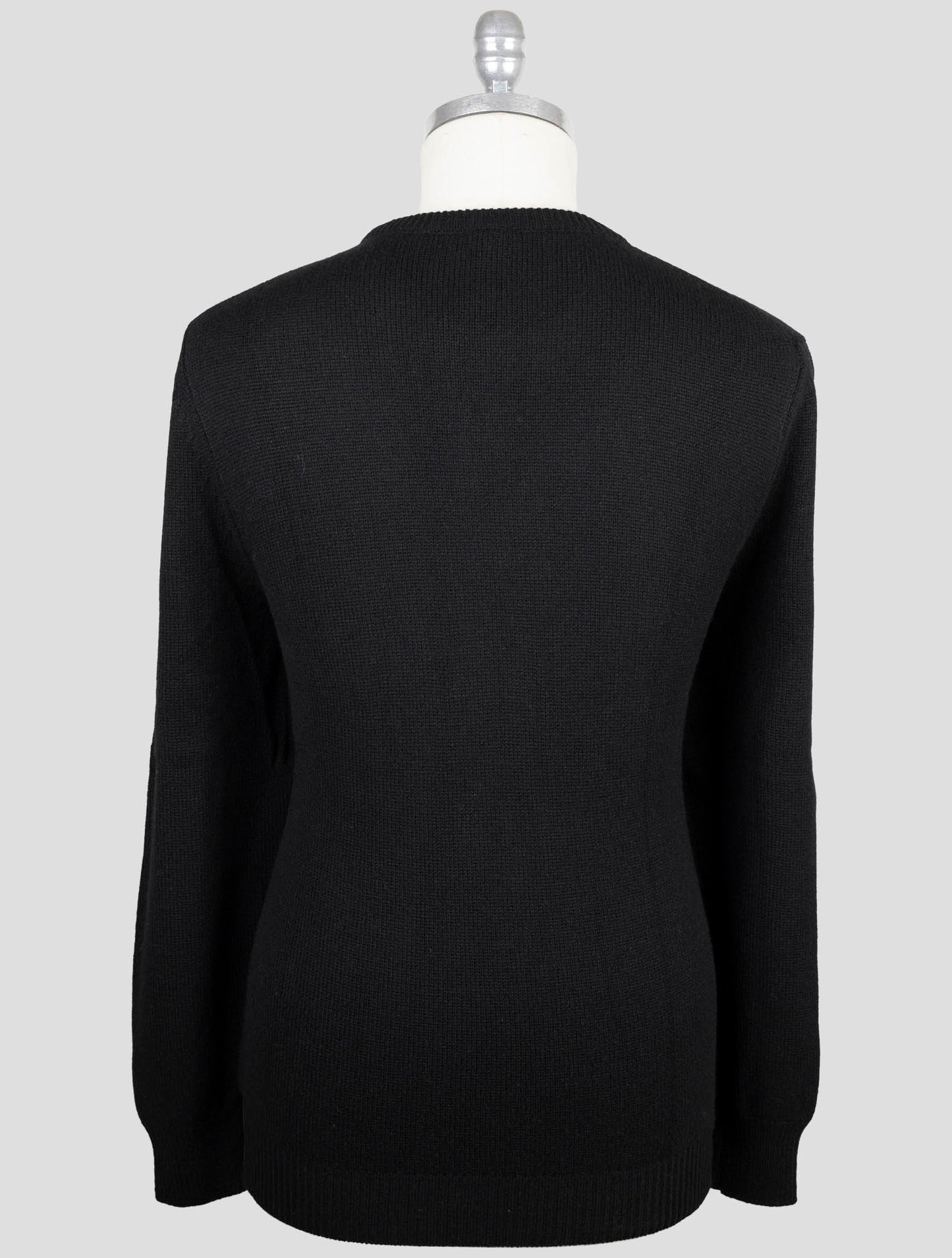 Kiton Black Cashmere Special Edition Plus One Sweater Crewneck