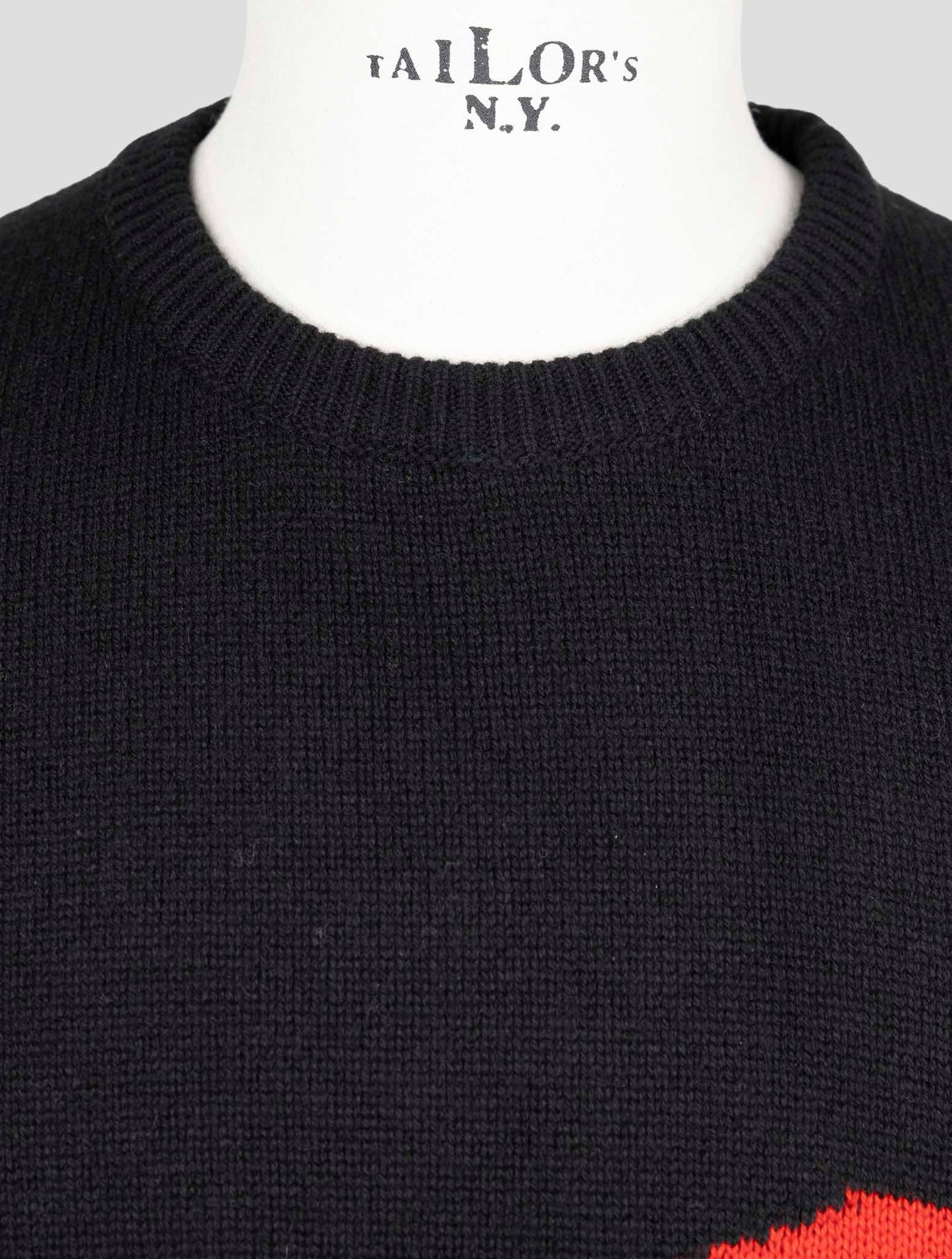 Kiton Black Cashmere Special Edition Plus One Sweater Crewneck