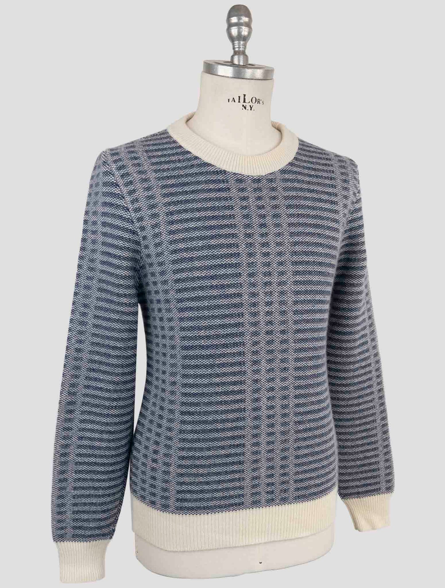 Kiton Multicolor Cashmere Sweater Crewneck