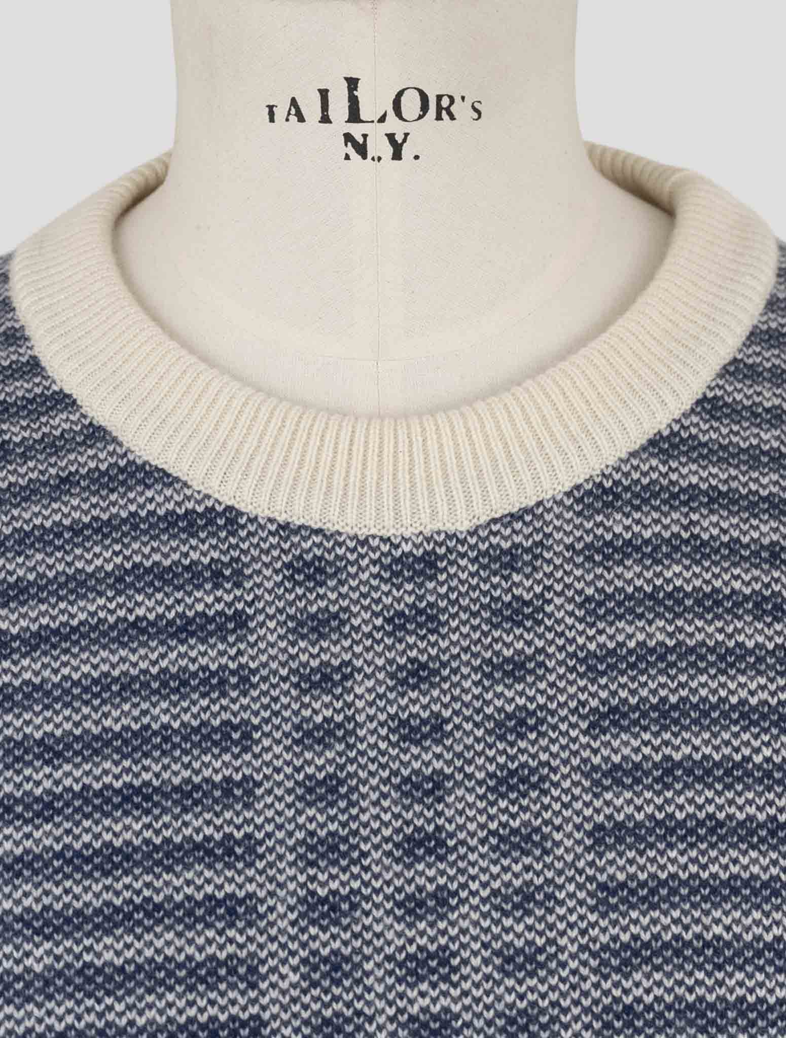 Kiton Multicolor Cashmere Sweater Crewneck