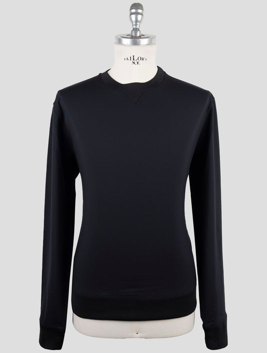 Kiton Knt Dark Blue Pa Ea Sweater Crewneck