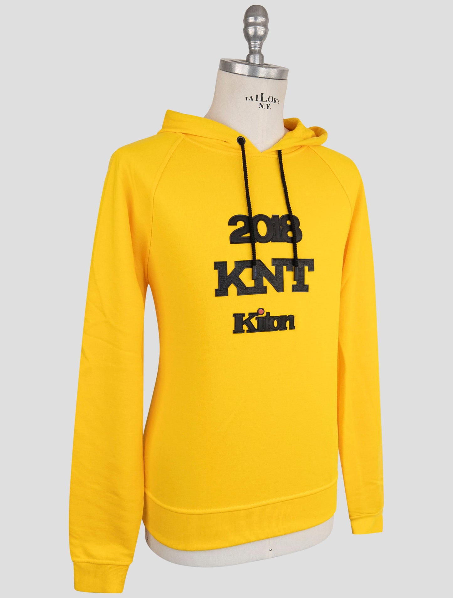 Kiton Knt Yellow Viscose Ea Sweater Hoodie