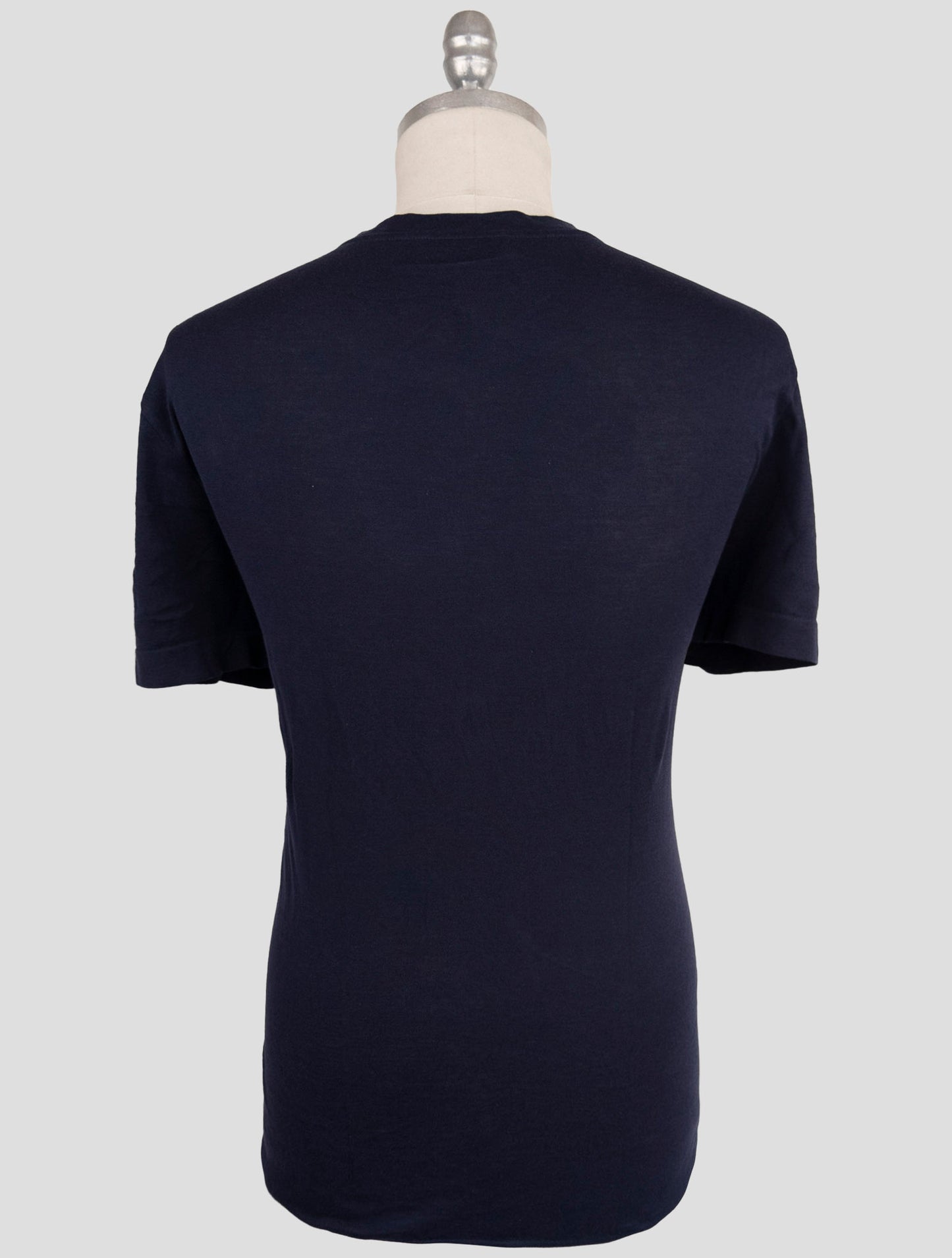 Kiton Knt Blue Cotton T-Shirt