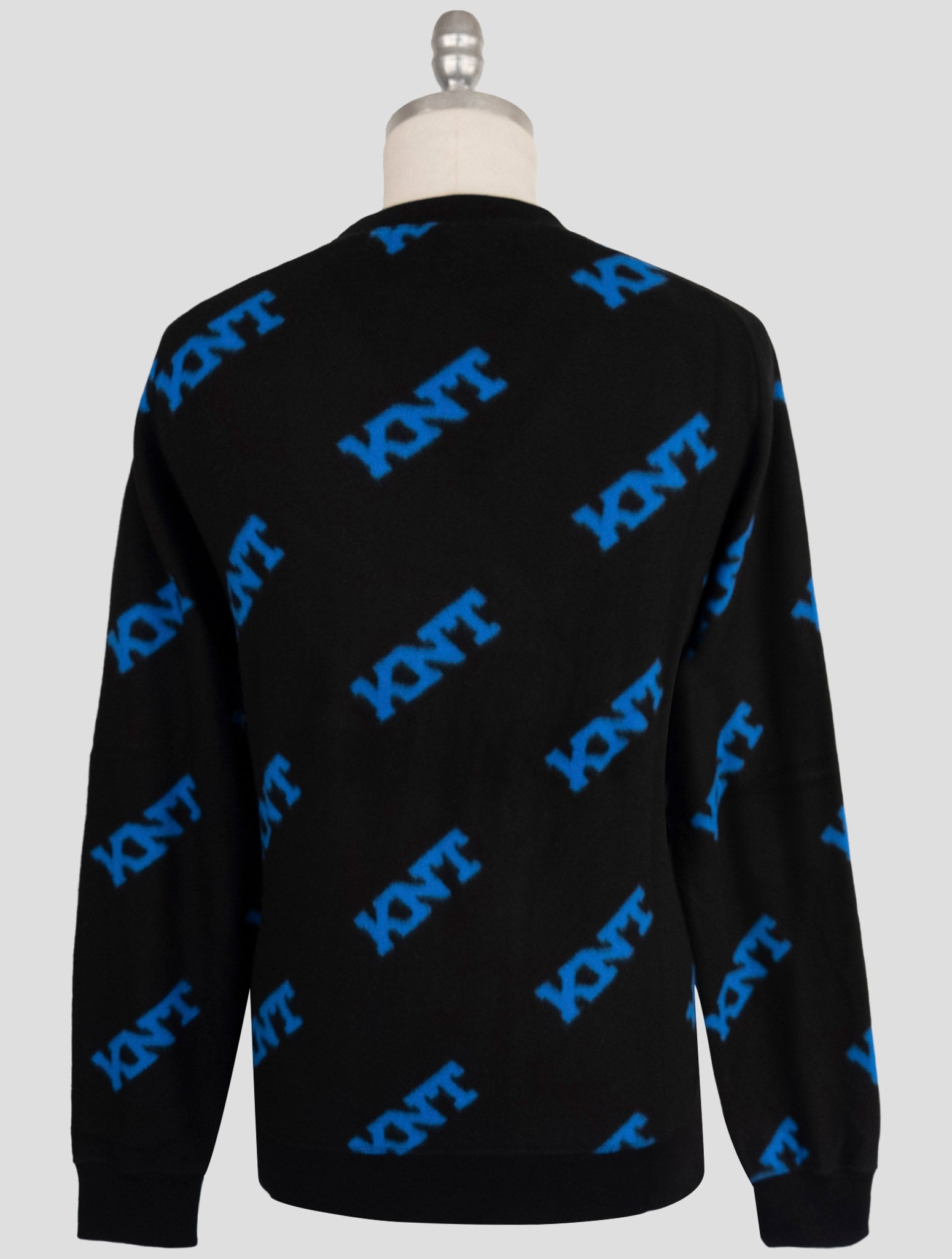 Kiton Knt Black Blue Pa Sweater Crewneck