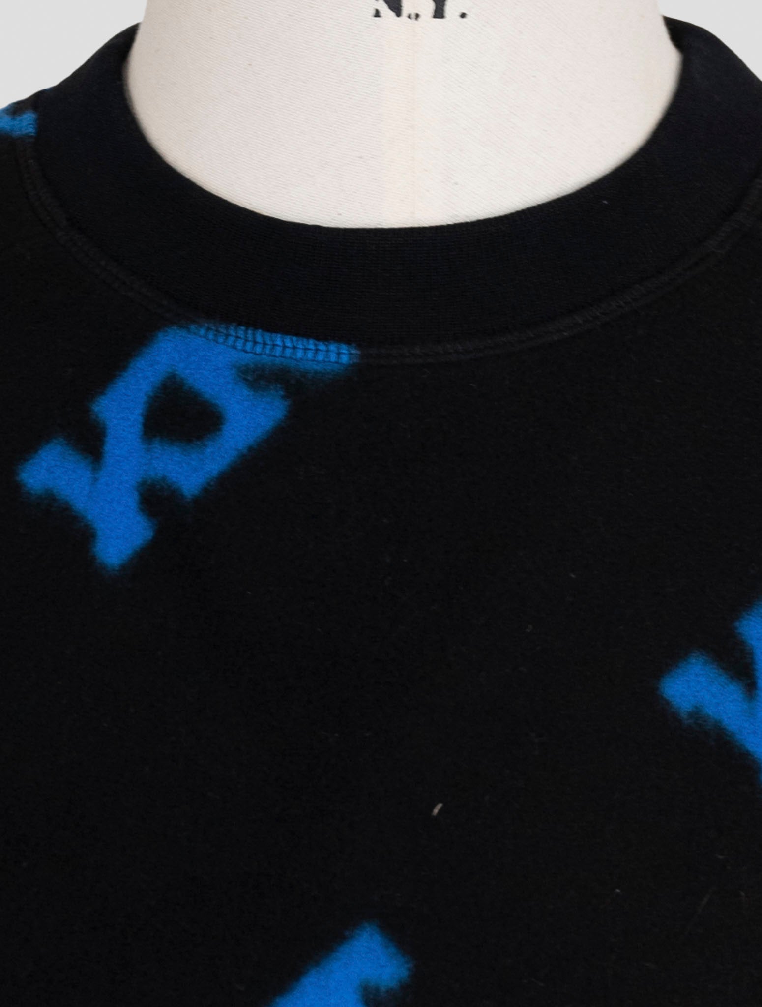 Kiton Knt Black Blue Pa Sweater Crewneck