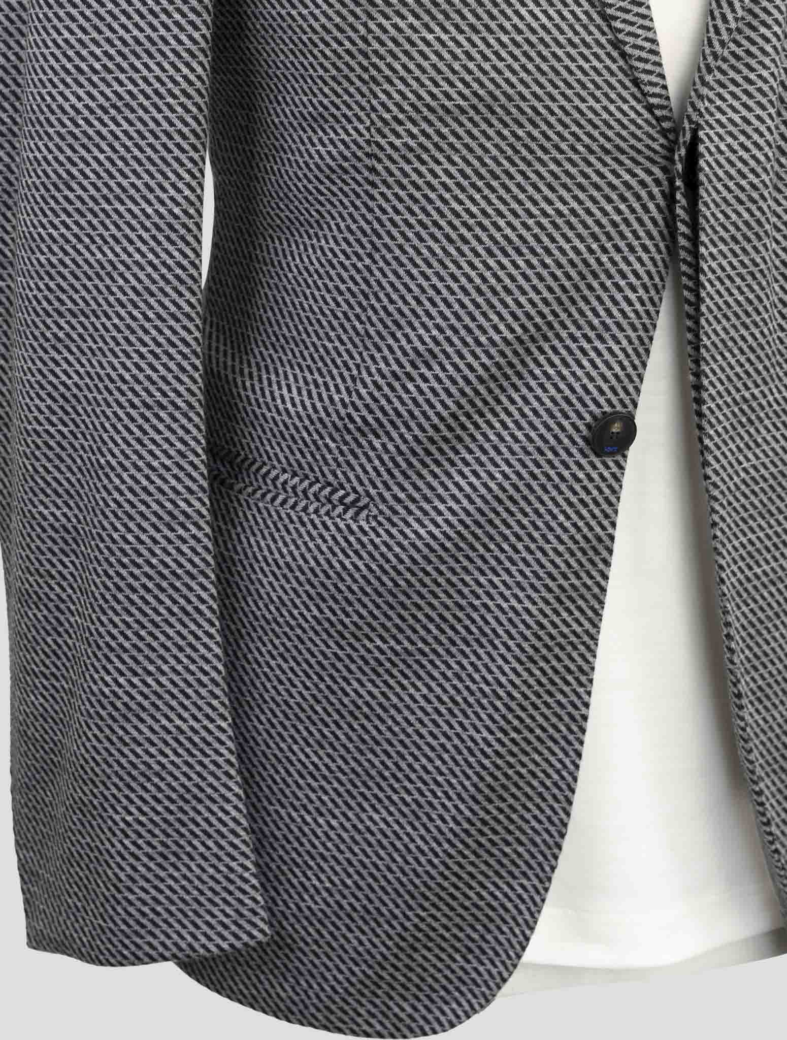 Kiton Knt Gray Cashmere Wool Pl Suit