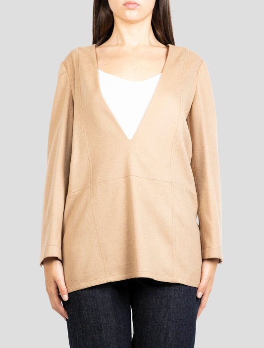 Kiton Brown Camel Shirt