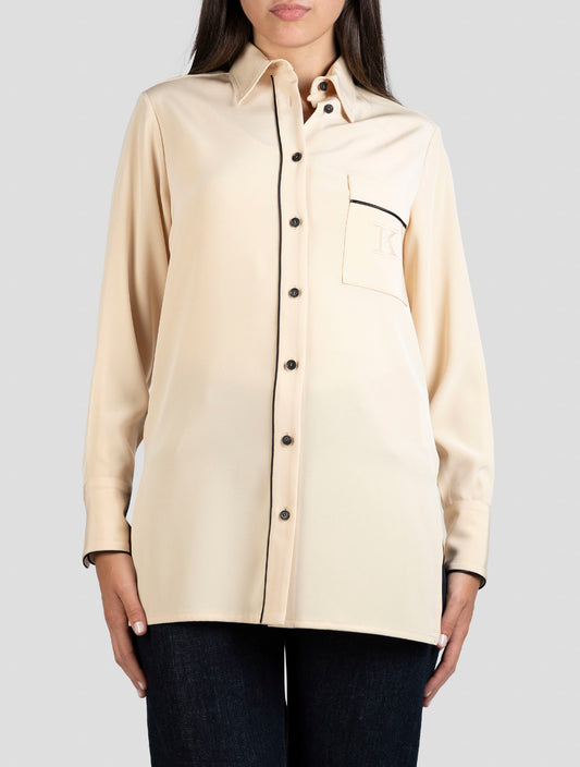 Kiton Beige Ta Pe Shirt