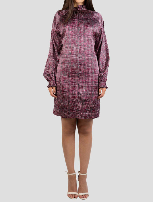 Kiton Multicolor Silk Dress
