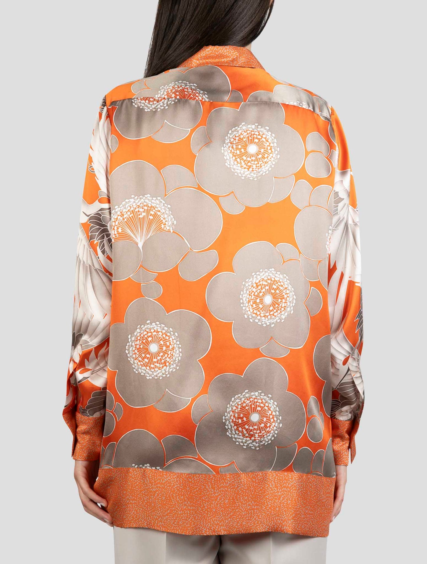 Kiton Multicolor Silk Shirt