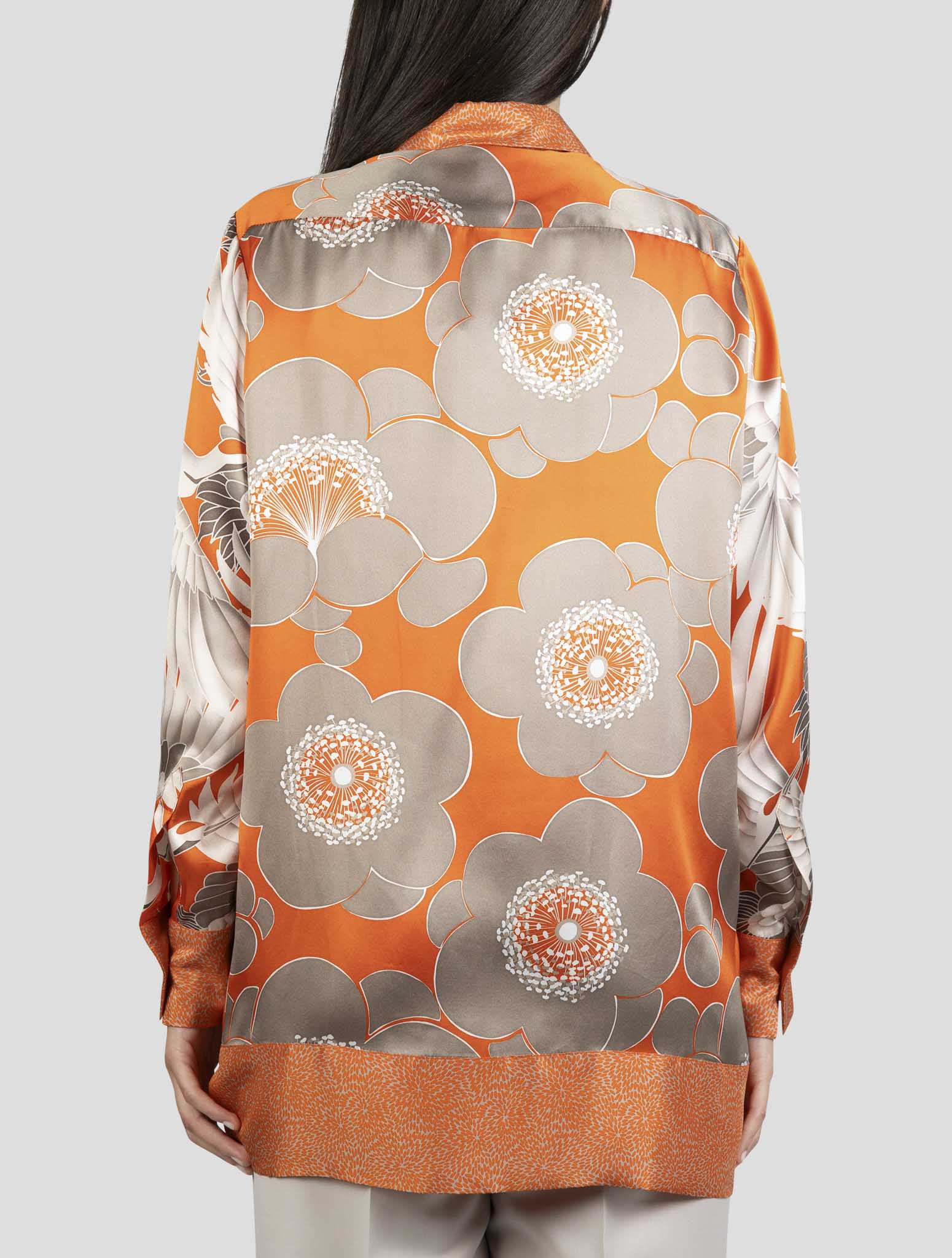 Kiton Multicolor Silk Shirt