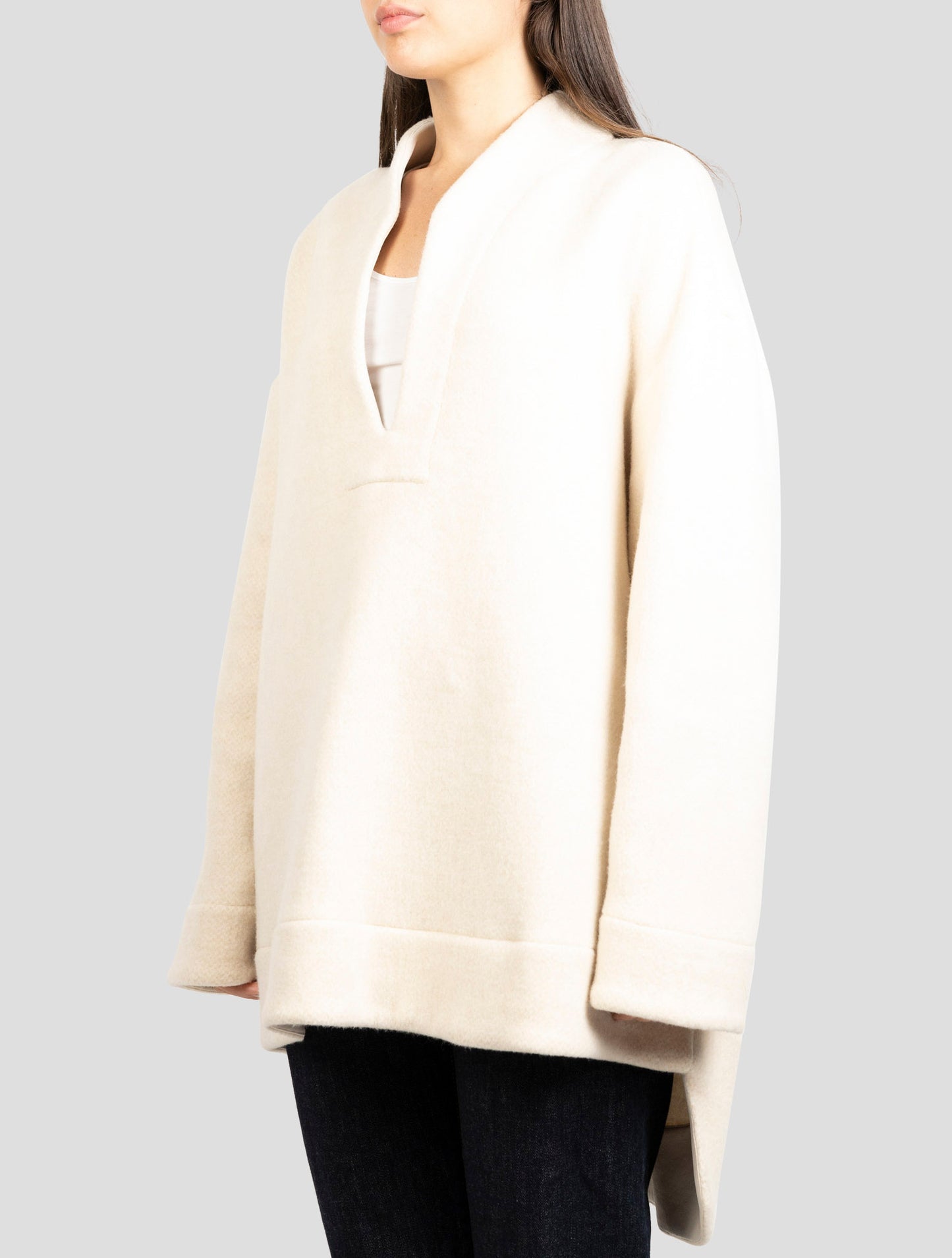 Kiton Beige Pa Wool Viscose Cashmere Shirt