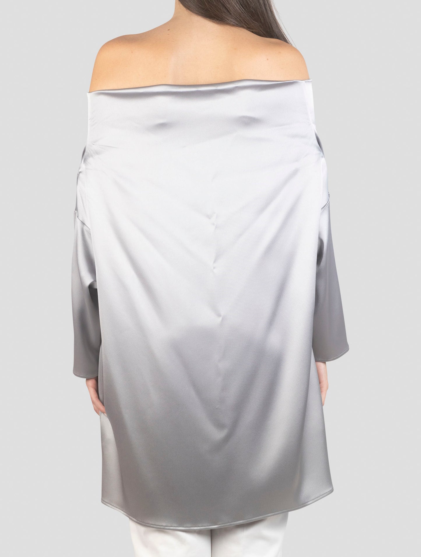 Kiton Silver Acetate Pe Dress