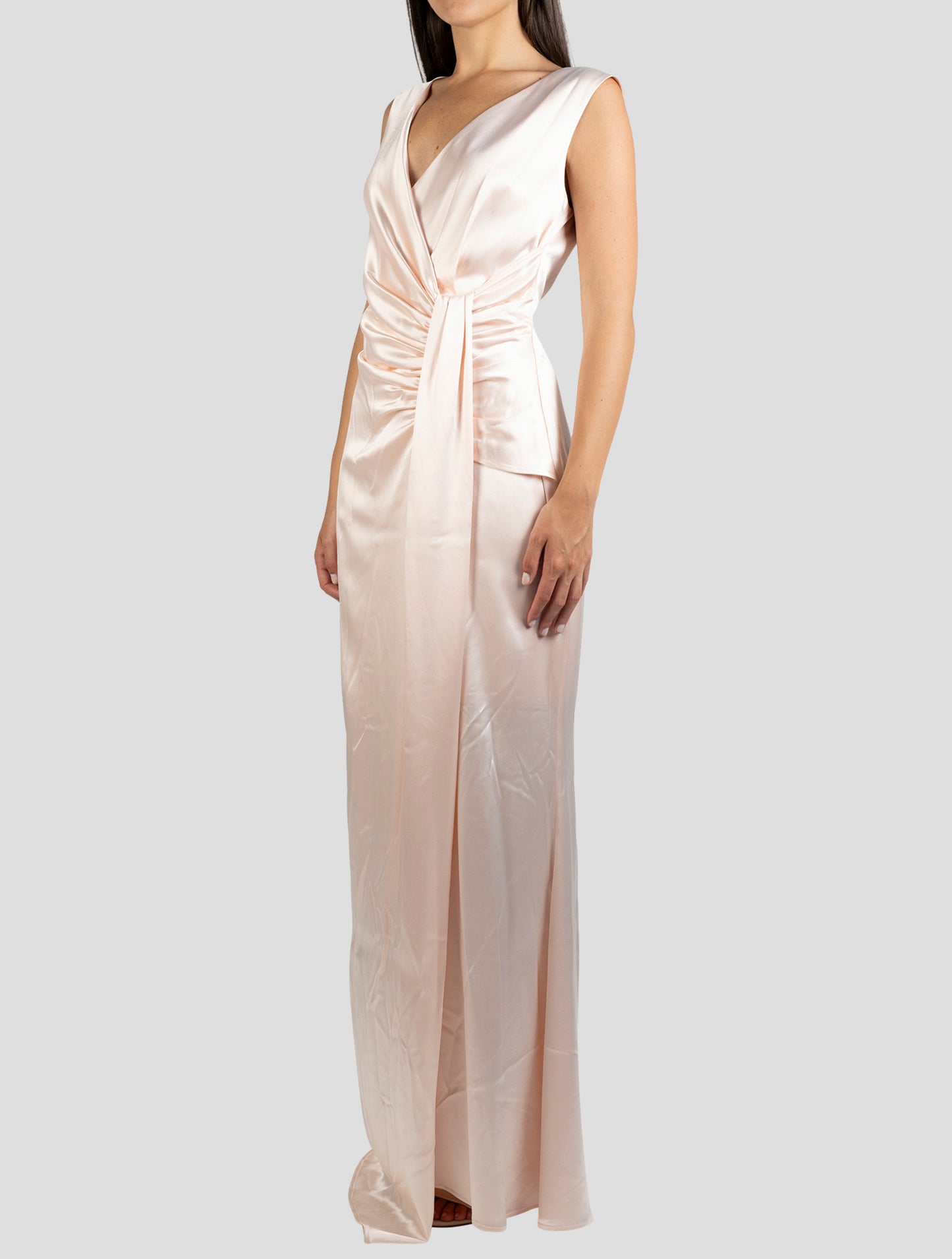 Kiton Pink Acetate Pe Dress