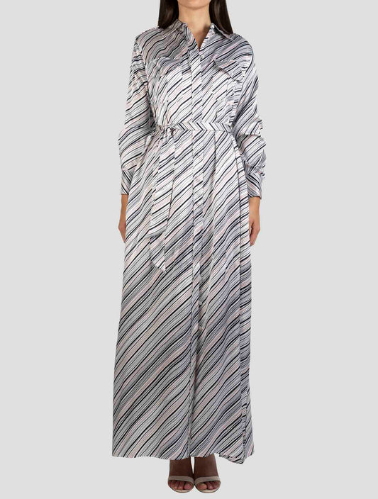 Kiton Multicolor Silk Dress