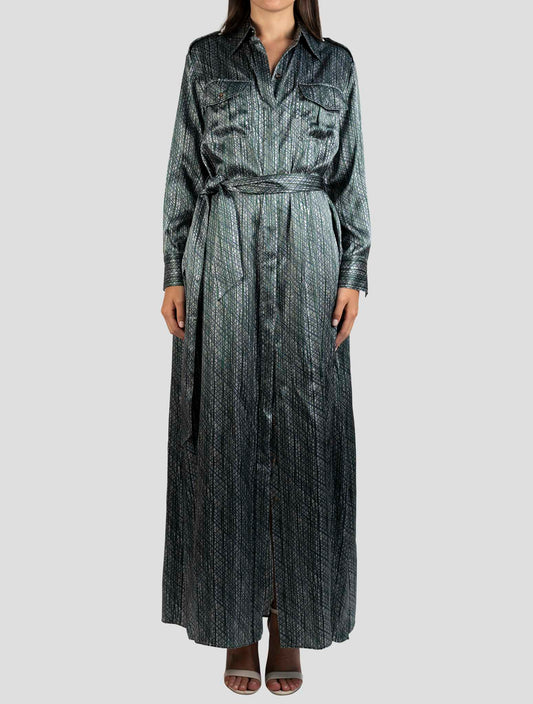 Kiton Multicolor Silk Dress