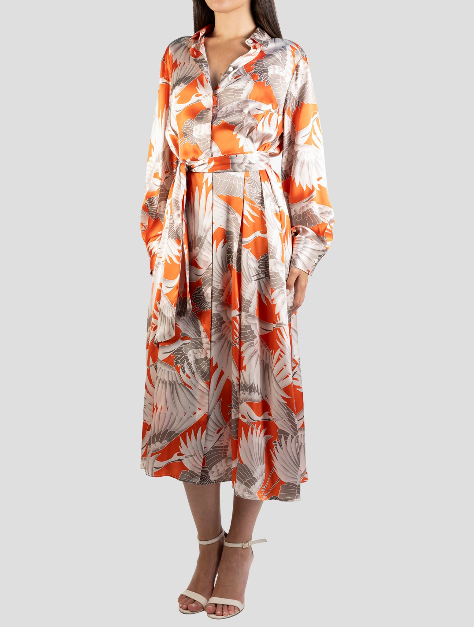 Kiton Multicolor Silk Dress