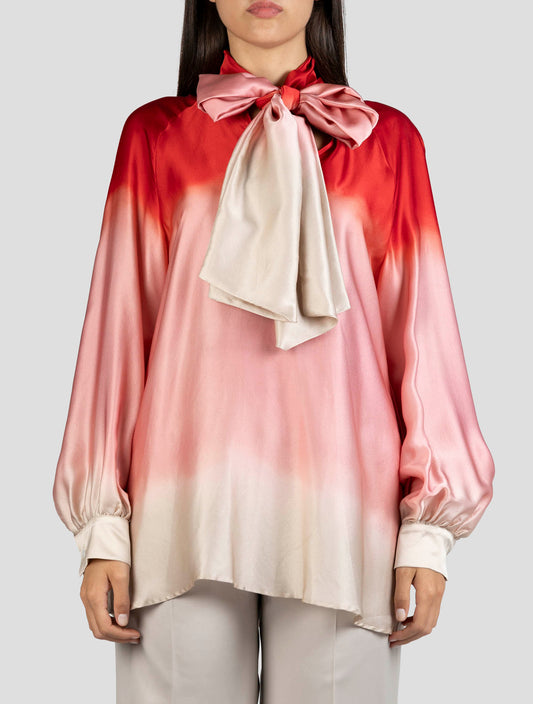 Kiton Multicolor Silk Shirt