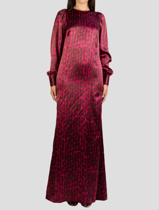 Kiton Fucsia Silk Dress