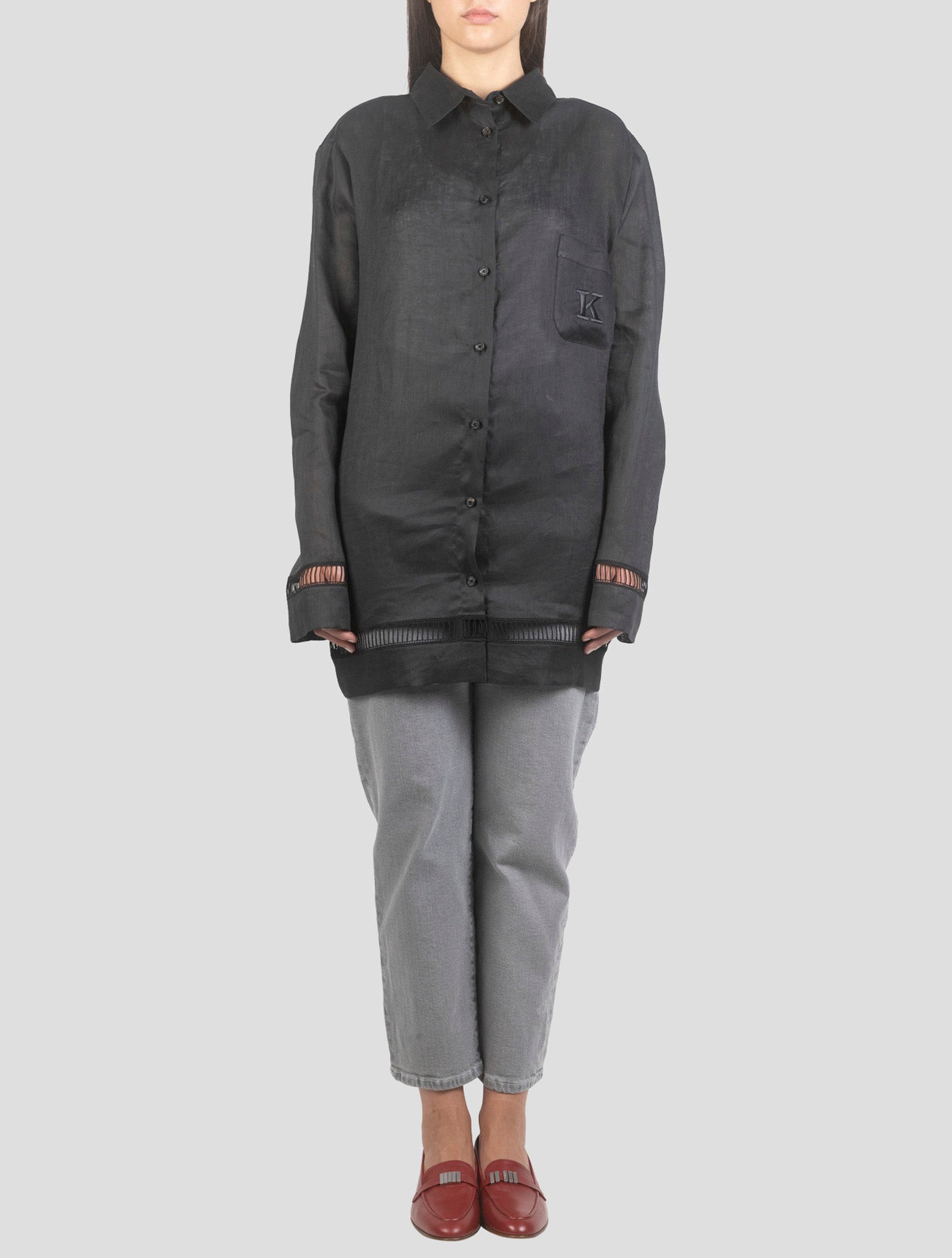 Kiton Blue Cotton Dress