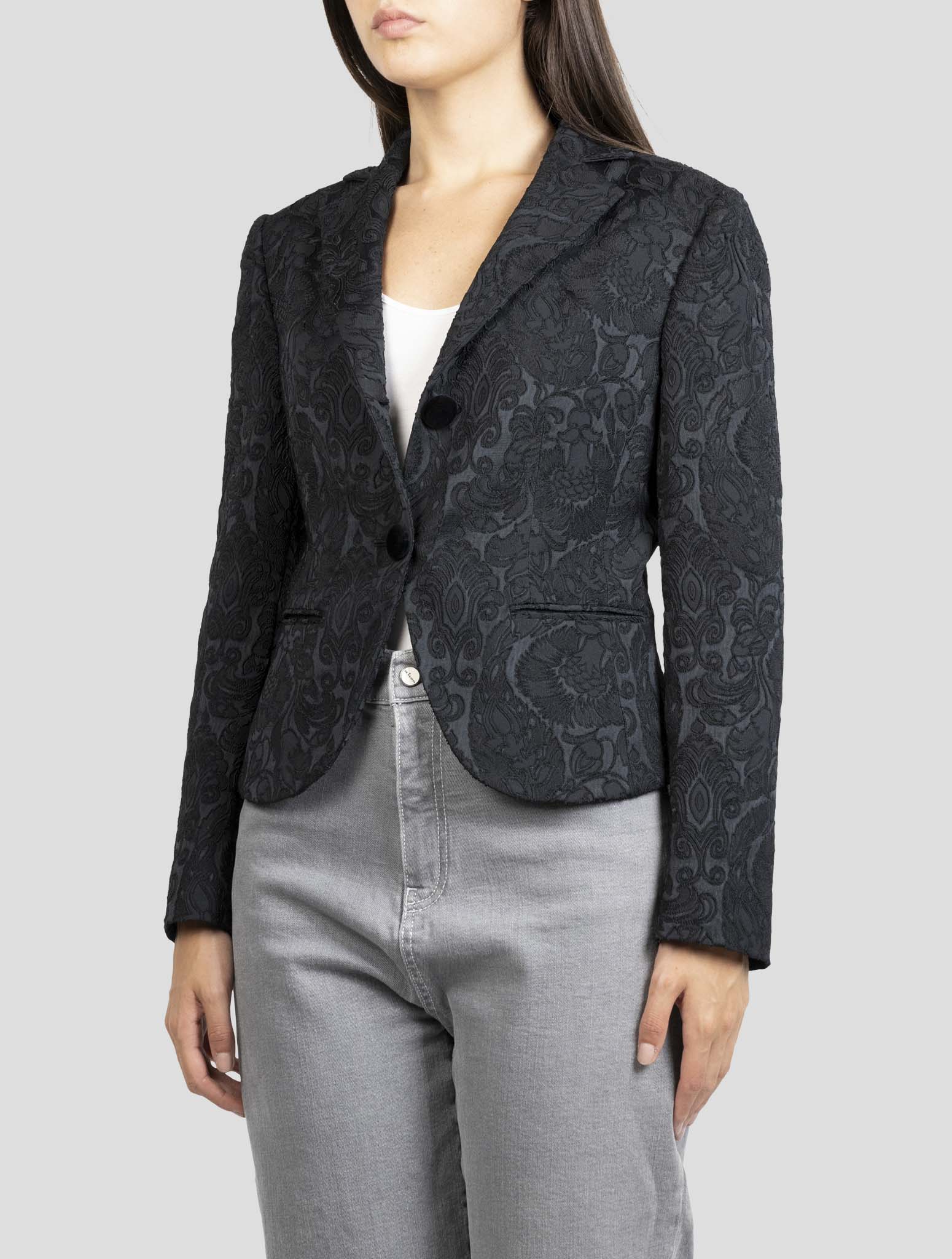 Kiton Dark Blue Pa Pl Ea Blazer