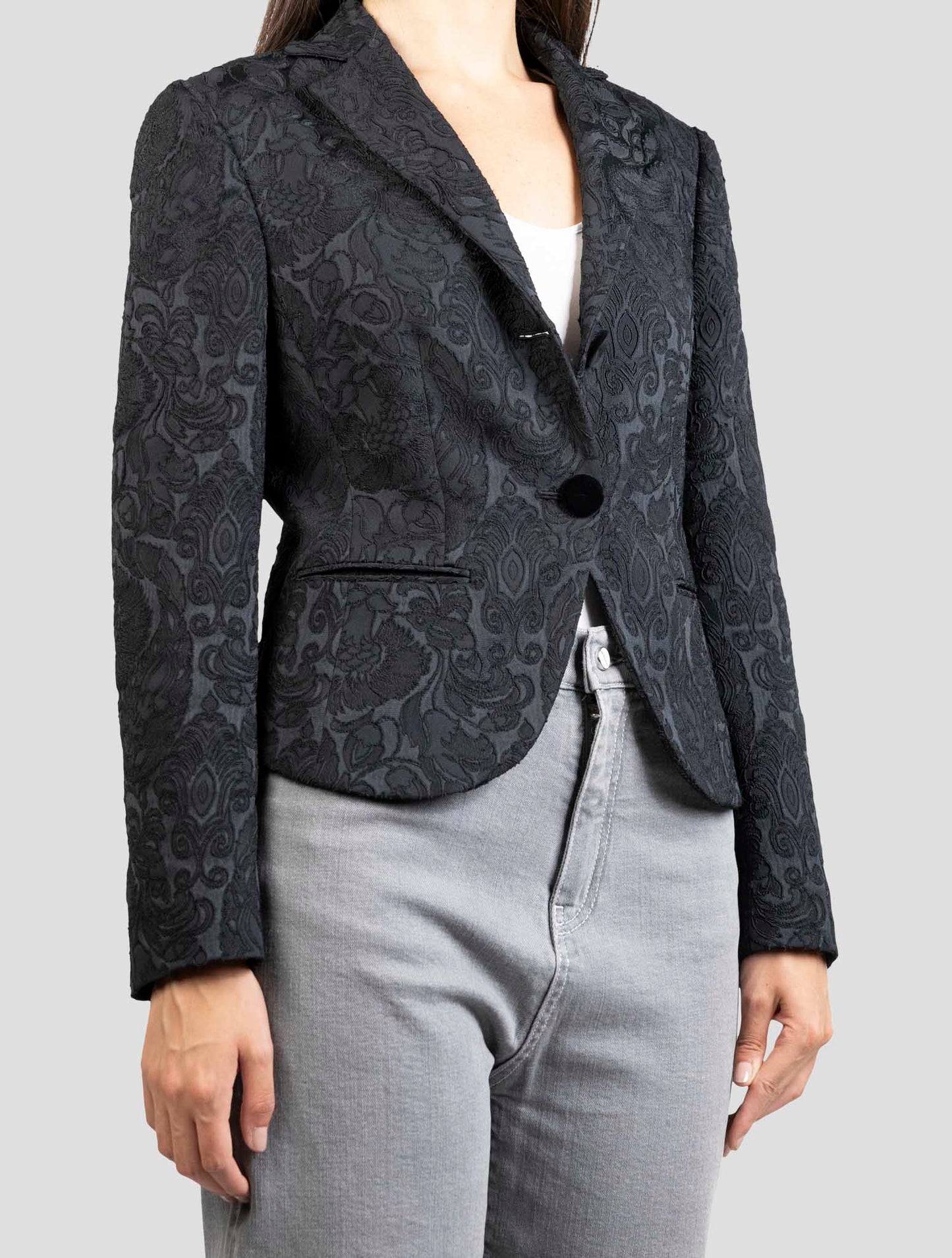 Kiton Dark Blue Pa Pl Ea Blazer