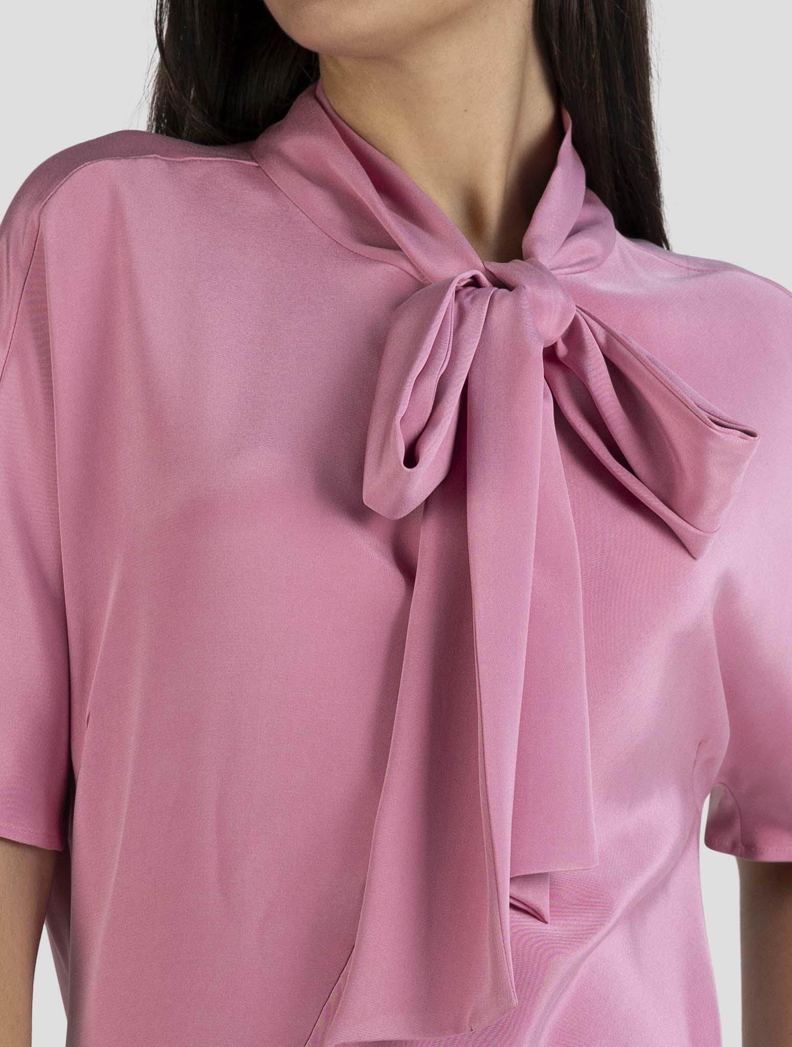 Kiton Pink Silk Ea Dress